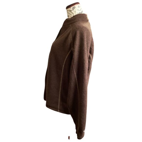 Kuhl Alpaca Fleece Full Zip Jacket in brown - Picture 2 of 9